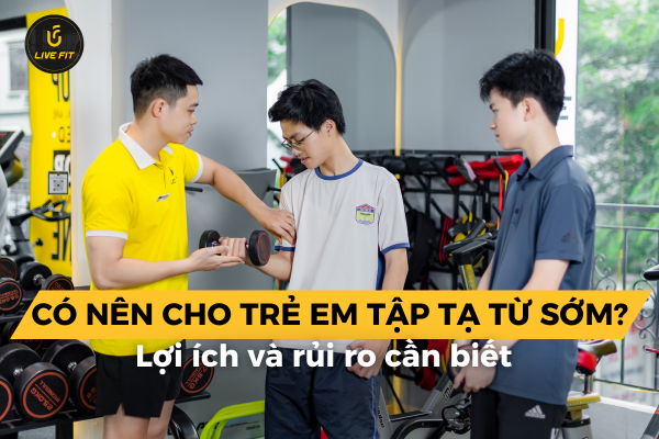 Có nên tập tạ cho trẻ từ sớm