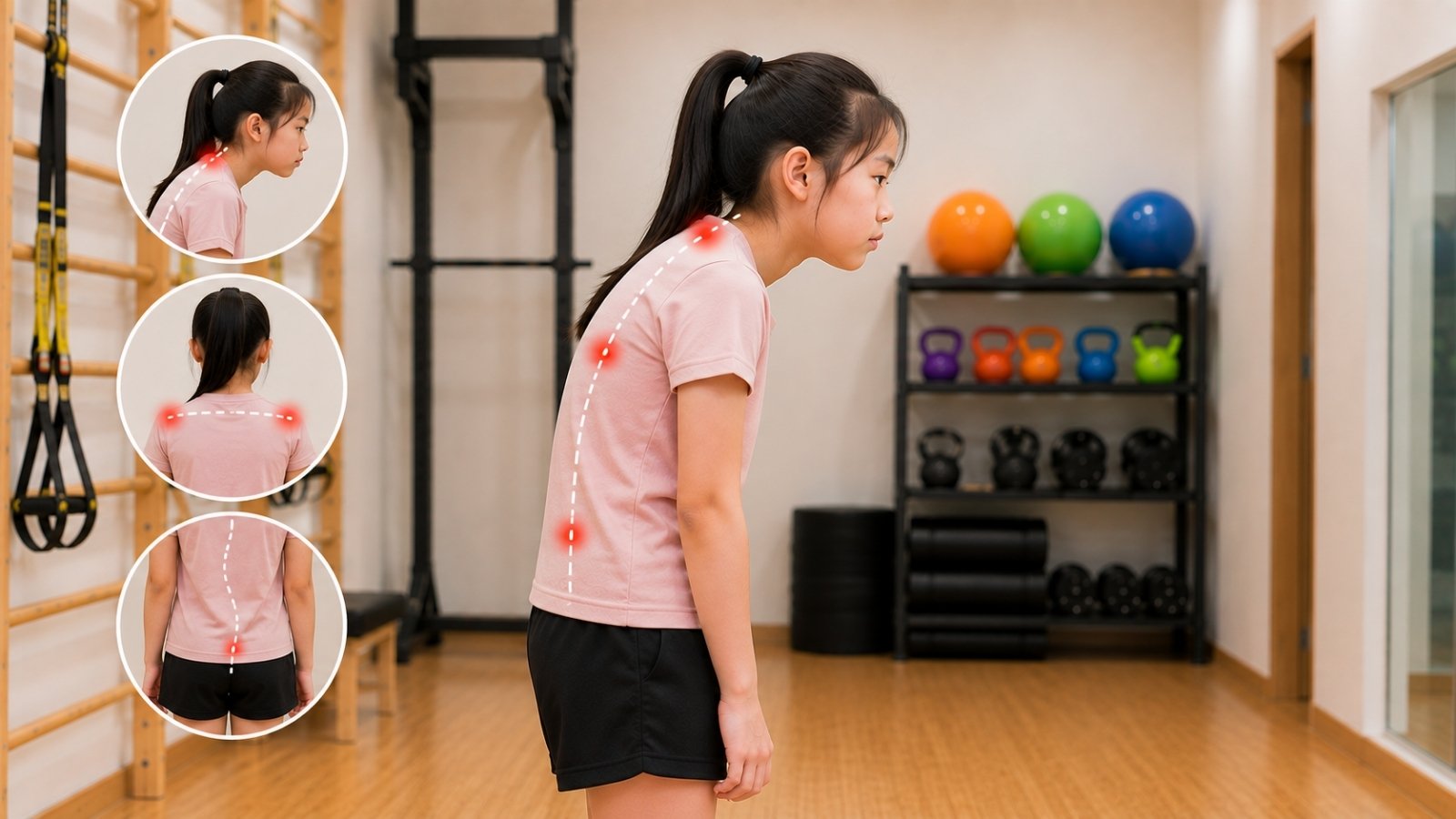 Trẻ rèn vóc dáng và tư thế cân đối