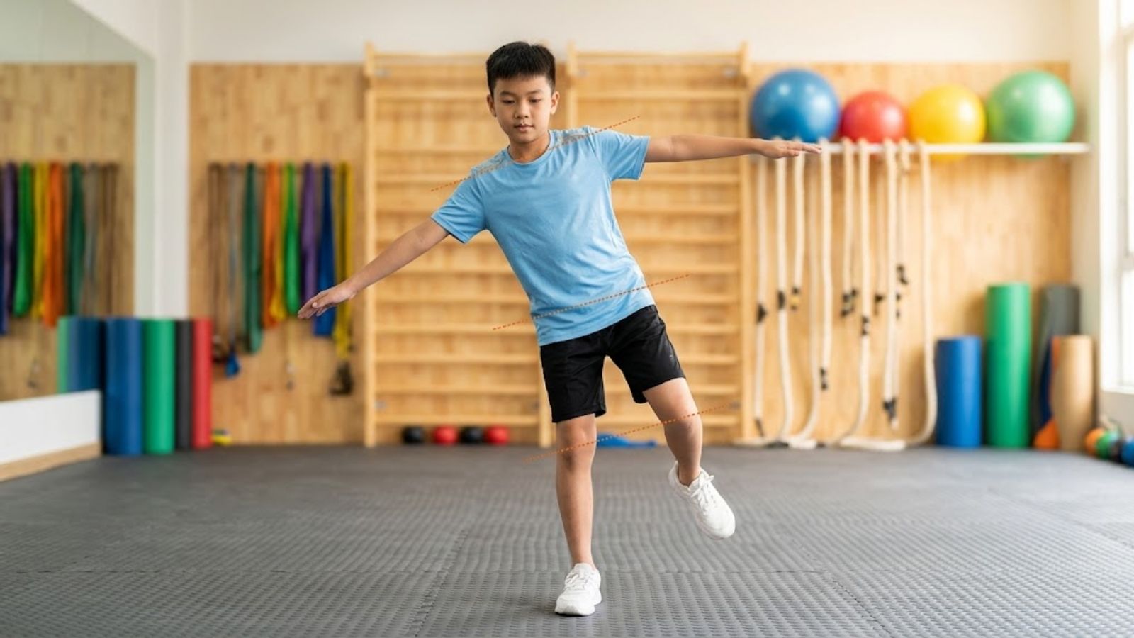 Trẻ cần vận động để cải thiện sự linh hoạt