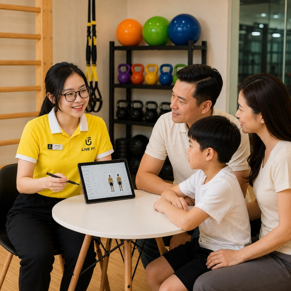 Phụ huynh đồng hành cùng trẻ cải thiện tư thế