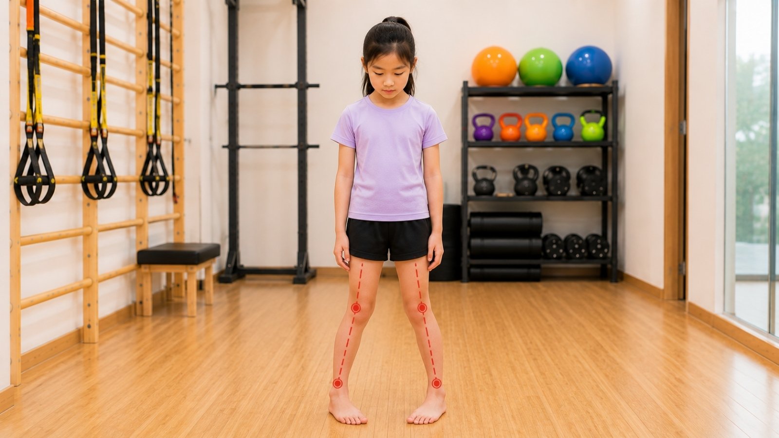 Trẻ vận động để cải thiện chân và dáng đi